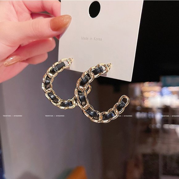 ❤️🔥𝕤𝕒𝕝𝕖❤️🔥🦋coco leather earrings - Picture 10 of 11